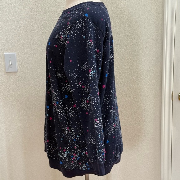 Woman Within Fleece-Lined Tunic Top size 1X (22/24) - Picture 2 of 8